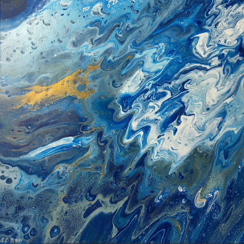 Volutes bleues Volutes bleues