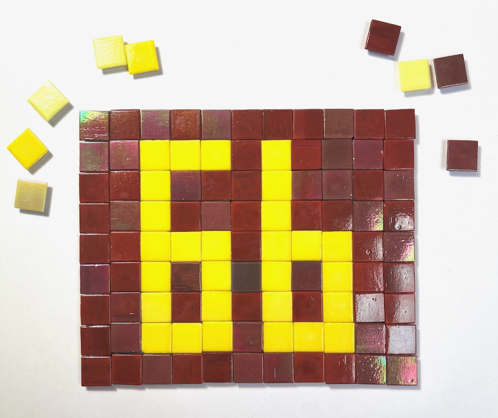 Plaque de maison 6b tons jaune/rouge sombre Plaque de maison 6b tons jaune/rouge sombre