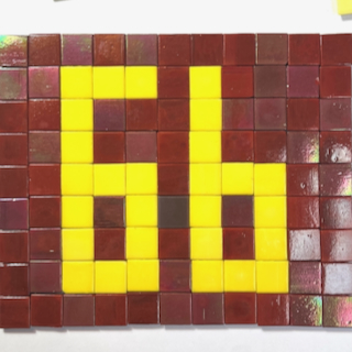 Plaque de maison 6b tons jaune/rouge sombre Plaque de maison 6b tons jaune/rouge sombre|846||